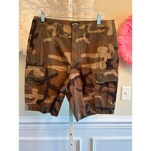 BILLABONG CAMO CARGO SHORTS SIZE 31 NWT